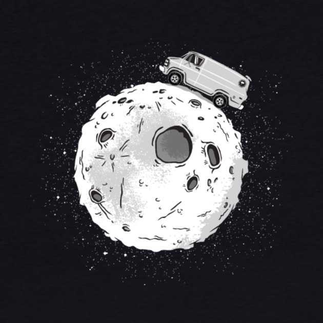 Van on the Moon by bennyd302